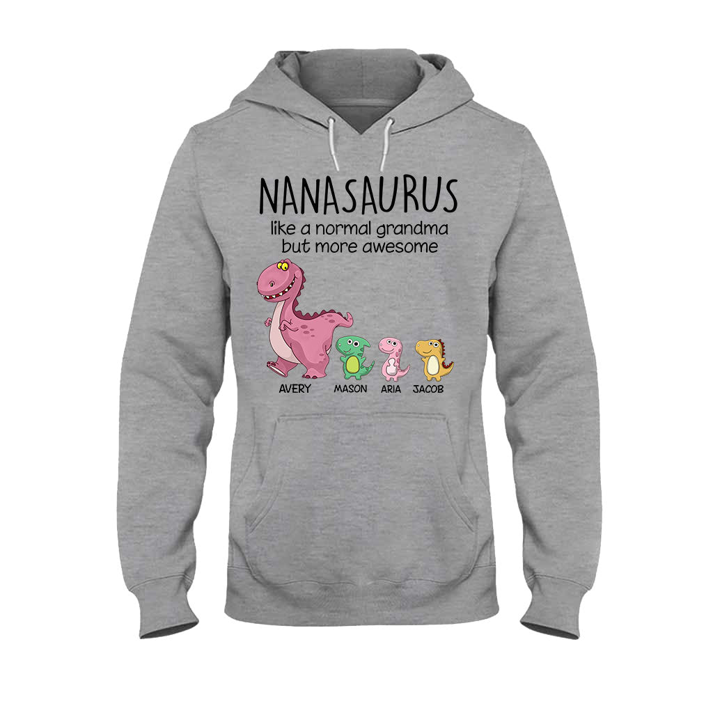 Grandmasaurus - Personalized Mother's day Grandma T-shirt and Hoodie
