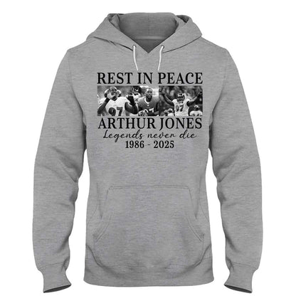 Rest In Peace - Football T-shirt And Hoodie