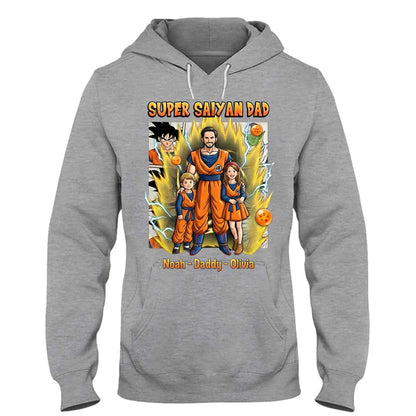 Legendary Super Power Father - Personalized Seven Balls T-shirt And Hoodie
