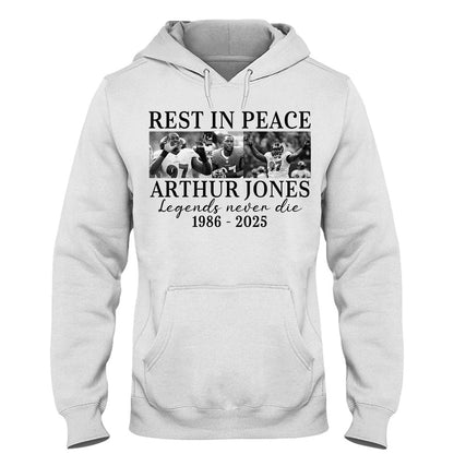 Rest In Peace - Football T-shirt And Hoodie