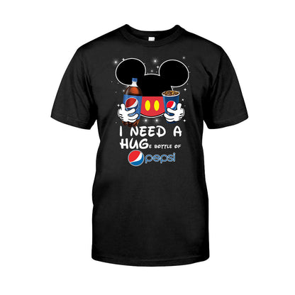 I Need A Hug - Personalized Blue Soft Drink T-shirt and Hoodie