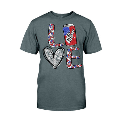 Love Summer Patriotic Texas Drink T-shirt and Hoodie