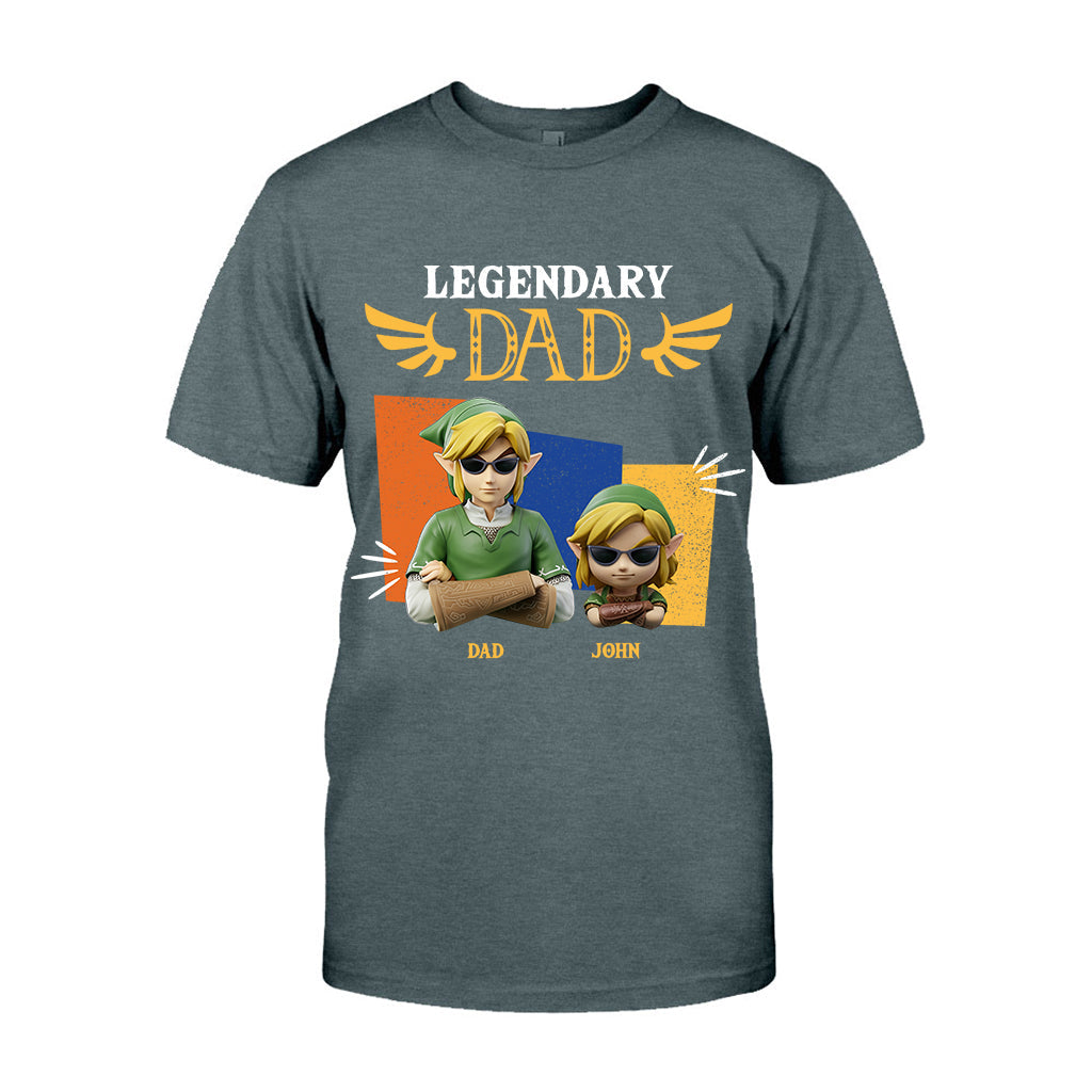 Legendary Dad - Personalized The Hero's Legend T-shirt And Hoodie