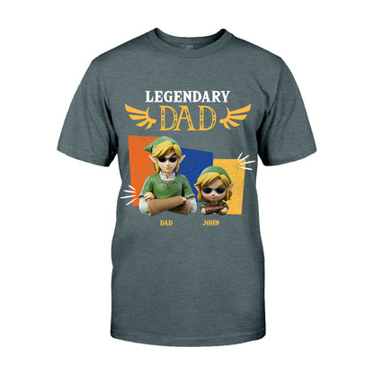 Legendary Dad - Personalized The Hero's Legend T-shirt And Hoodie