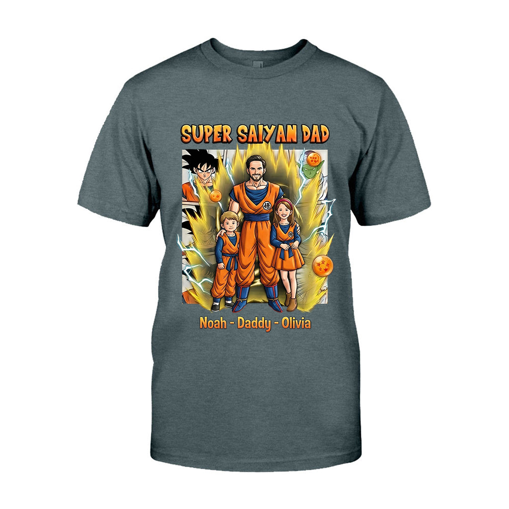 Legendary Super Power Father - Personalized Seven Balls T-shirt And Hoodie