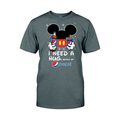 I Need A Hug - Personalized Blue Soft Drink T-shirt and Hoodie