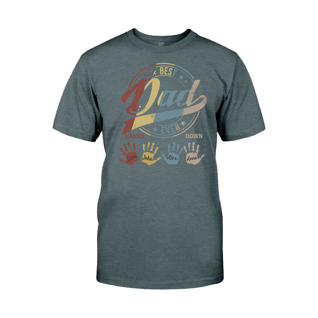 Best Dad Ever Grandpa - Personalized Father T-shirt and Hoodie