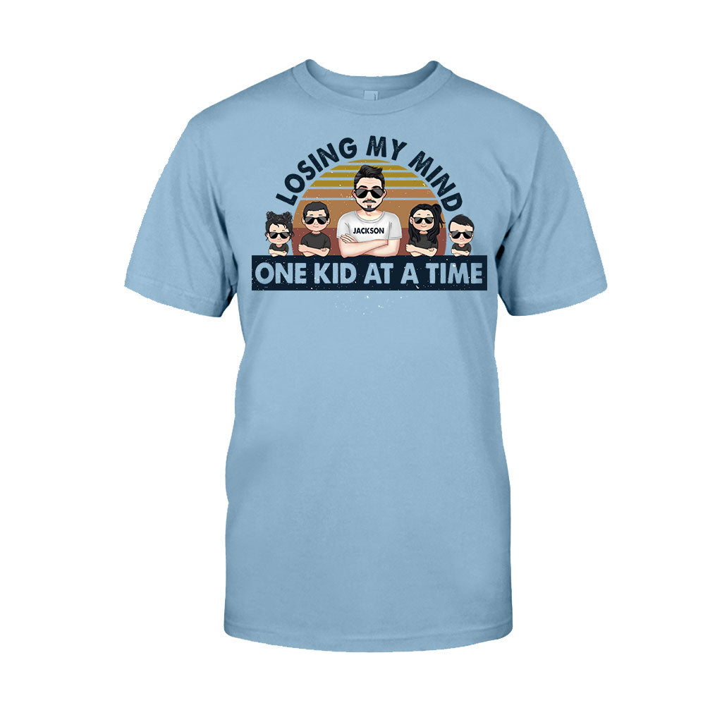 Losing My Mind One Kid At A Time - Gift for dad, dad - Personalized T-shirt And Hoodie