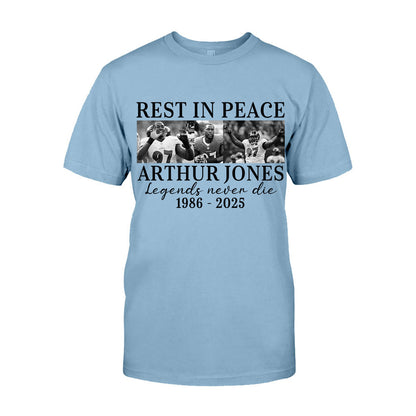 Rest In Peace - Football T-shirt And Hoodie