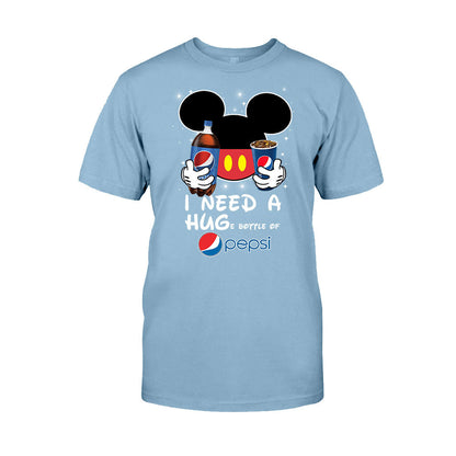 I Need A Hug - Personalized Blue Soft Drink T-shirt and Hoodie
