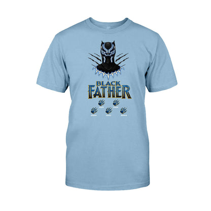 Black Father - Personalized Marvelous Universe T-shirt and Hoodie