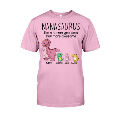 Grandmasaurus - Personalized Mother's day Grandma T-shirt and Hoodie