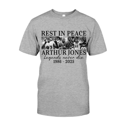 Rest In Peace - Football T-shirt And Hoodie