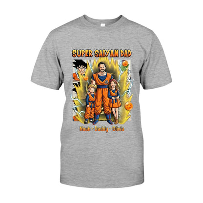 Legendary Super Power Father - Personalized Seven Balls T-shirt And Hoodie