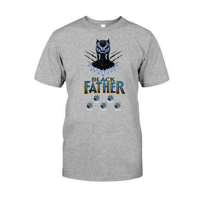 Black Father - Personalized Marvelous Universe T-shirt and Hoodie