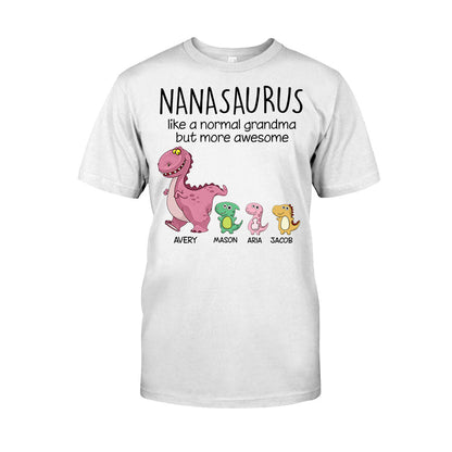 Grandmasaurus - Personalized Mother's day Grandma T-shirt and Hoodie