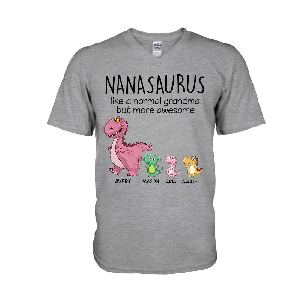Grandmasaurus - Personalized Mother's day Grandma T-shirt and Hoodie