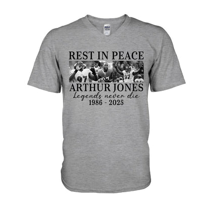 Rest In Peace - Football T-shirt And Hoodie