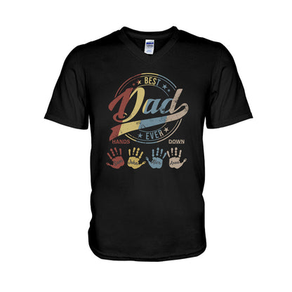 Best Dad Ever Grandpa - Personalized Father T-shirt and Hoodie
