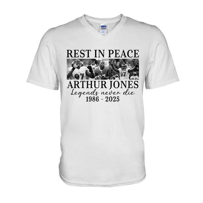 Rest In Peace - Football T-shirt And Hoodie