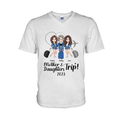 Mother Daughter Trip - Personalized Mother's Day Mother T-shirt And Hoodie