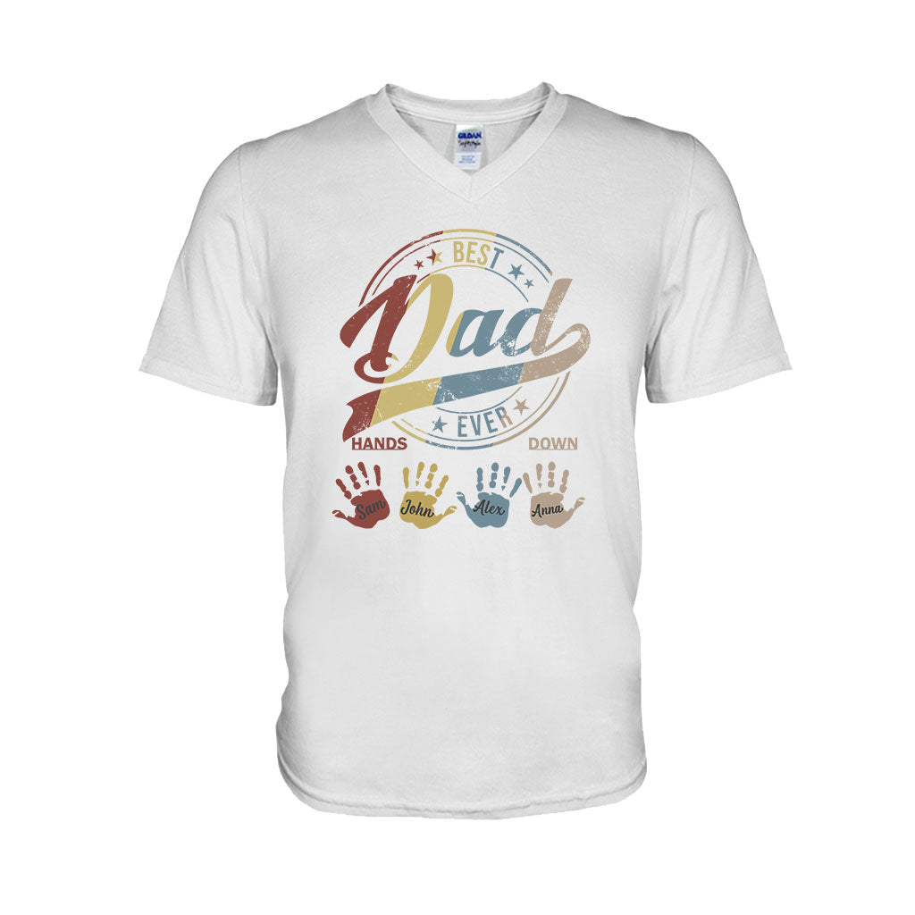 Best Dad Ever Grandpa - Personalized Father T-shirt and Hoodie