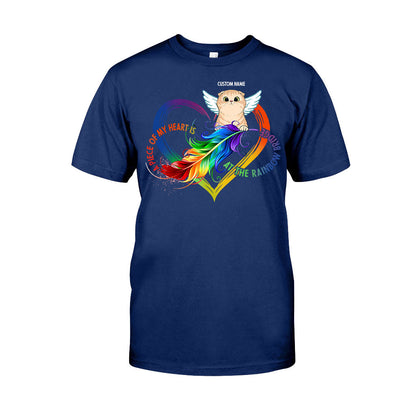 A Piece Of My Heart - Personalized Cat T-shirt and Hoodie