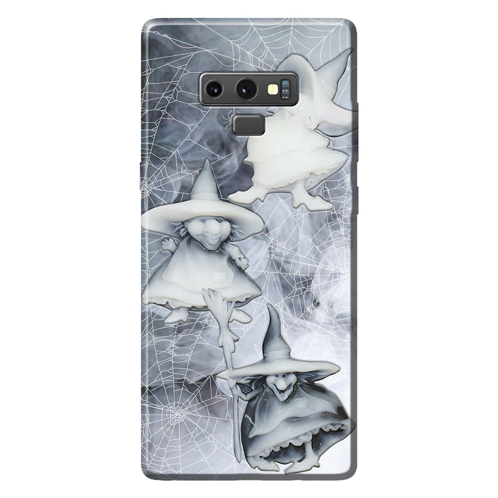 Three Little Witches - Phone Case With 3D Pattern Print