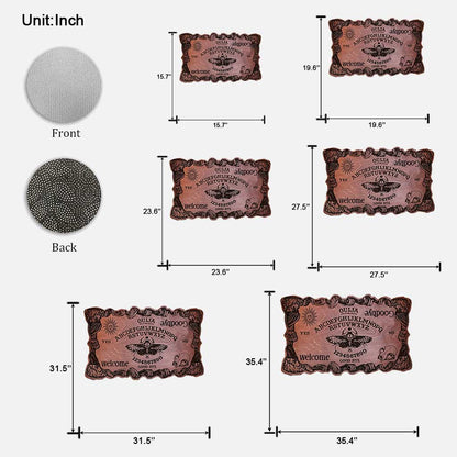 Ouija Welcome Goodbye - Witch Shaped Doormat