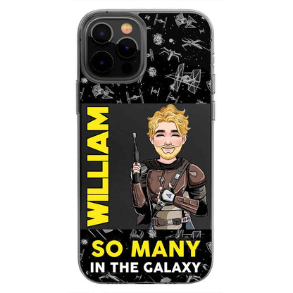 So Many In The Galaxy - Personalized The Force Clear Phone Case