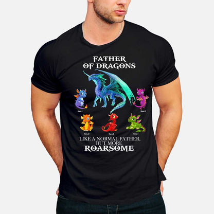 Father Of Dragons - Personalized Father's Day T-shirt and Hoodie