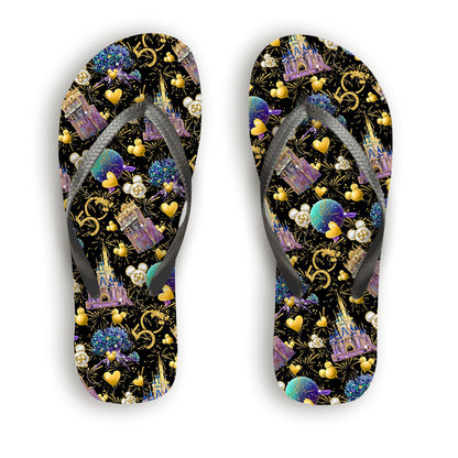 50 Years Of Magic - Personalized Mouse Flip Flops