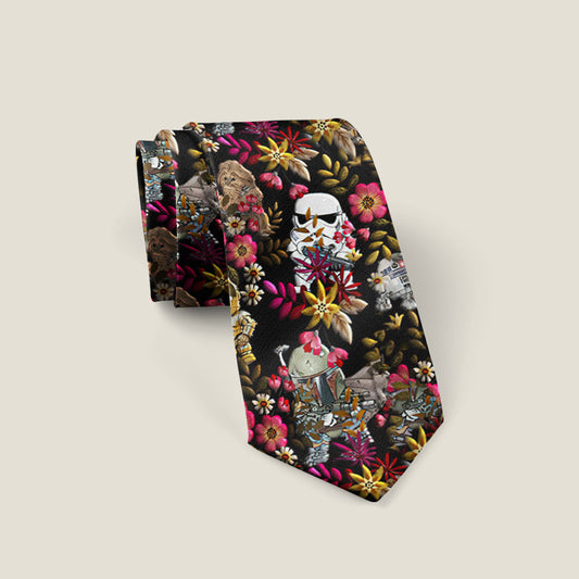 Best Daddy In The Galaxy The Force Necktie