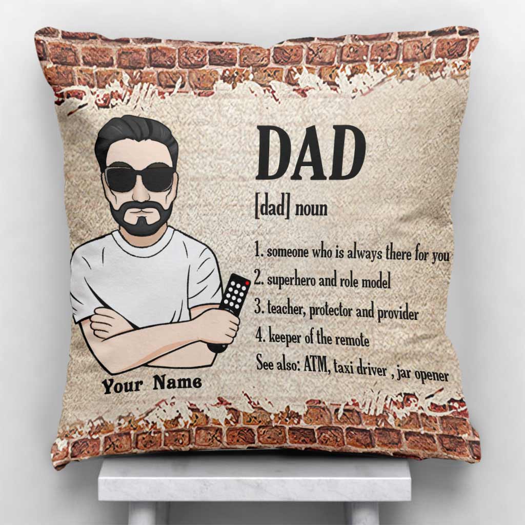Always There For You - Personalized Father Throw Pillow