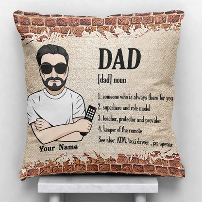 Always There For You - Personalized Father Throw Pillow