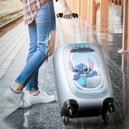 Adventure Await - Personalized Ohana Luggage Cover