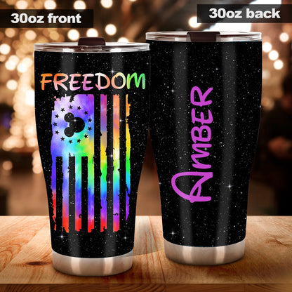 Finding Freedom - Personalized Mouse Tumbler