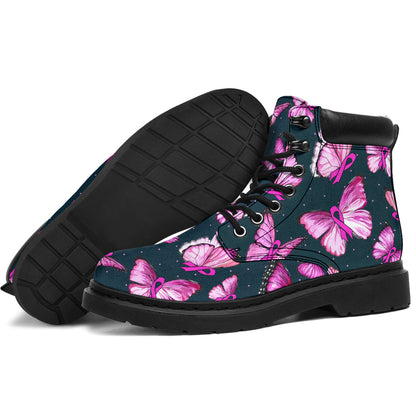 Breast Cancer Awareness Breast Cancer Awareness All Season Boots 0622