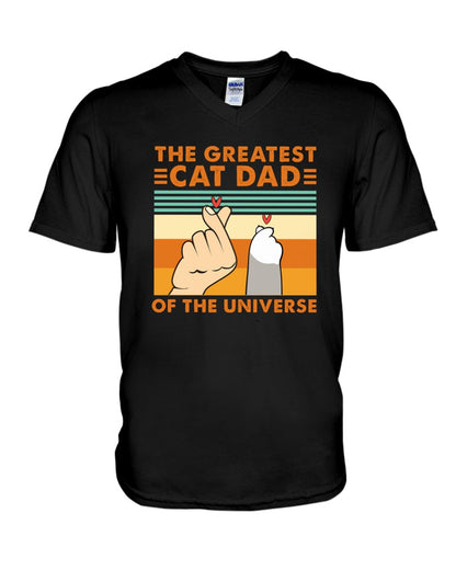 The Greatest Cat Dad Of The Universe - Cat T-shirt and Hoodie 0921