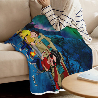 Making Memories - Personalized Couple Camping Blanket