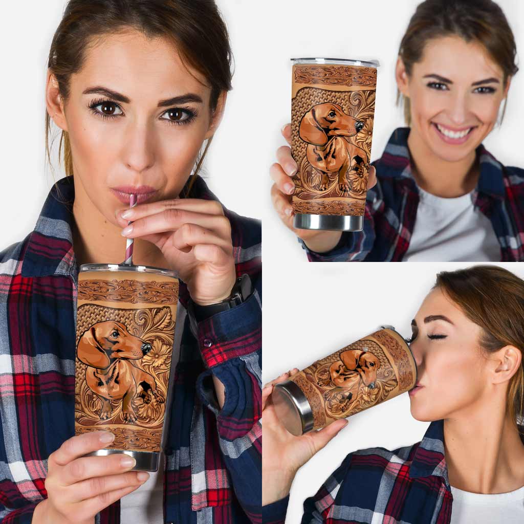 I Love My Dog Dog Tumbler 0622