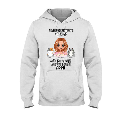 Never Underestimate - Personalized Cat T-shirt and Hoodie