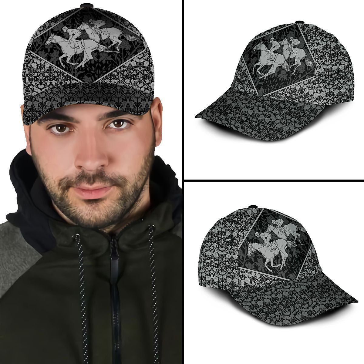 Horse Racing Horse Classic Cap 0823