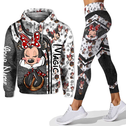 Never Too Old For Magic - Personalized Mouse Hoodie And Leggings