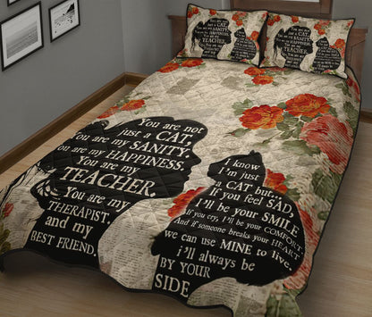 You Are Not Just A Cat Cat Quilt Set 0622