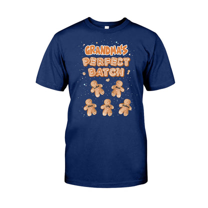 Grandma’s Perfect Batch - Personalized Christmas Grandma T-shirt and Hoodie