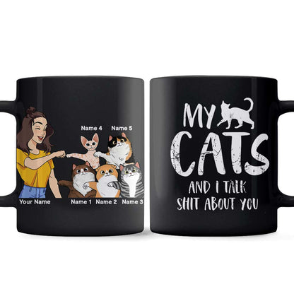 My Cat And I - Personalized Mug