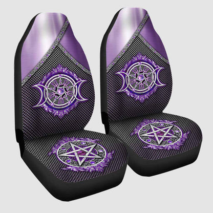 Witch Pentagram Seat Covers
