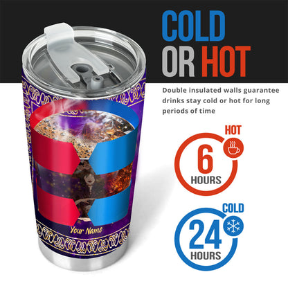 Roses Are Red Candles Are Lit - Personalized Witch Tumbler