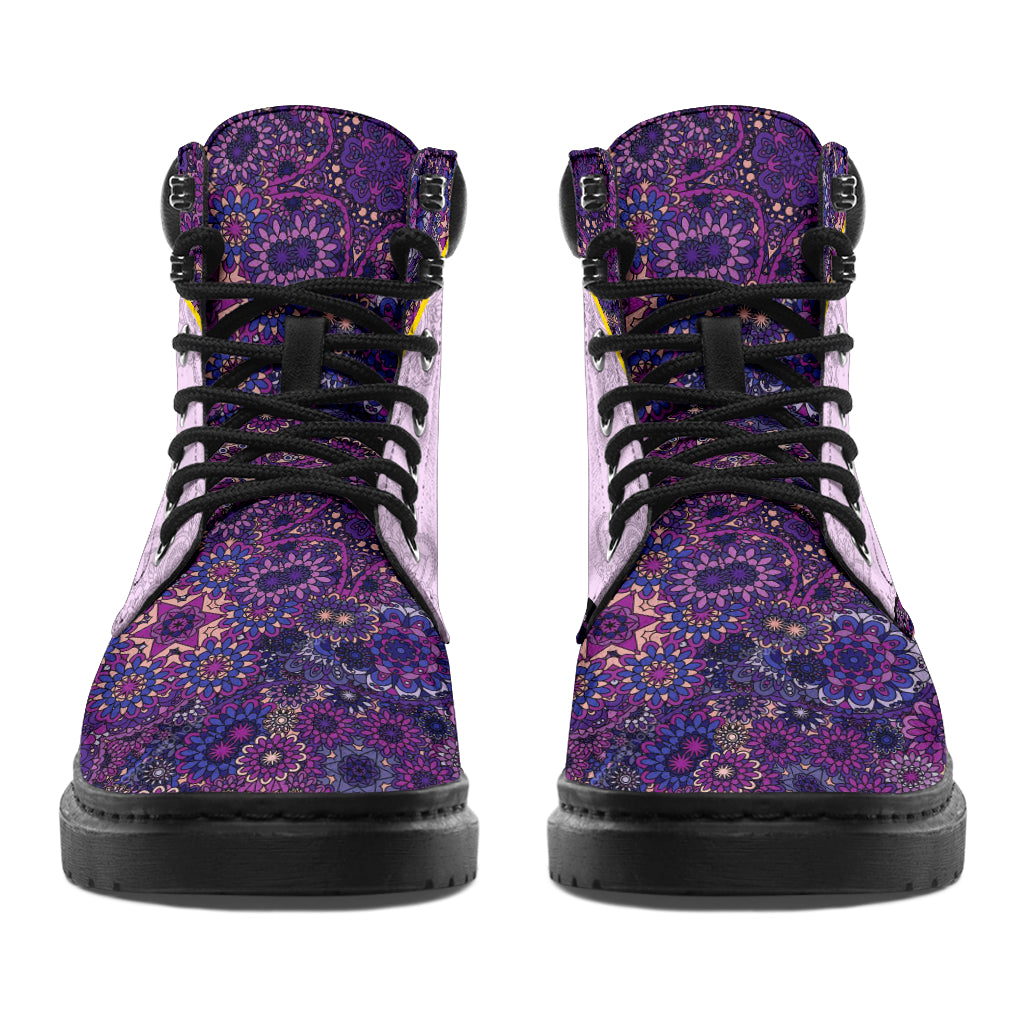 Cat Mandala Cat All Season Boots 0622